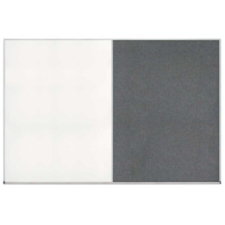 United Visual Products Enclosed Corkboard, 1 Door, 18"x24", 4" Fra UV3407-SATIN-BLACK